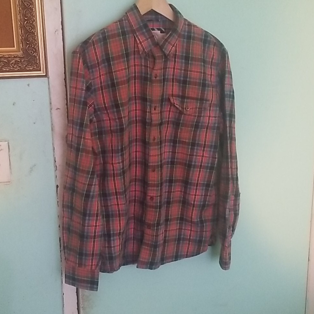 Brooks Brothers boys plaid brushed Cotton shirt